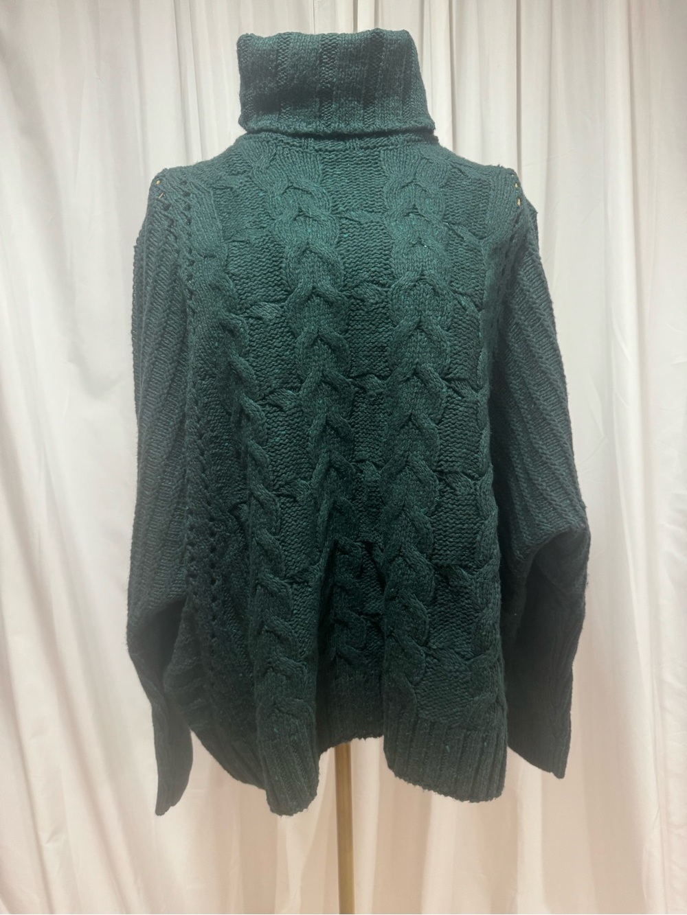 J. Jill Turtleneck Cable Knit Sweater